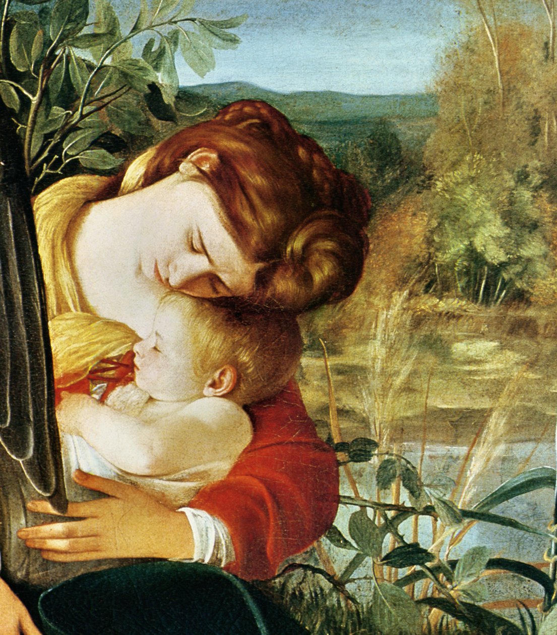 Vila på flykten till Egypten (detalj. 1603) av Michelangelo Merisi Caravaggio