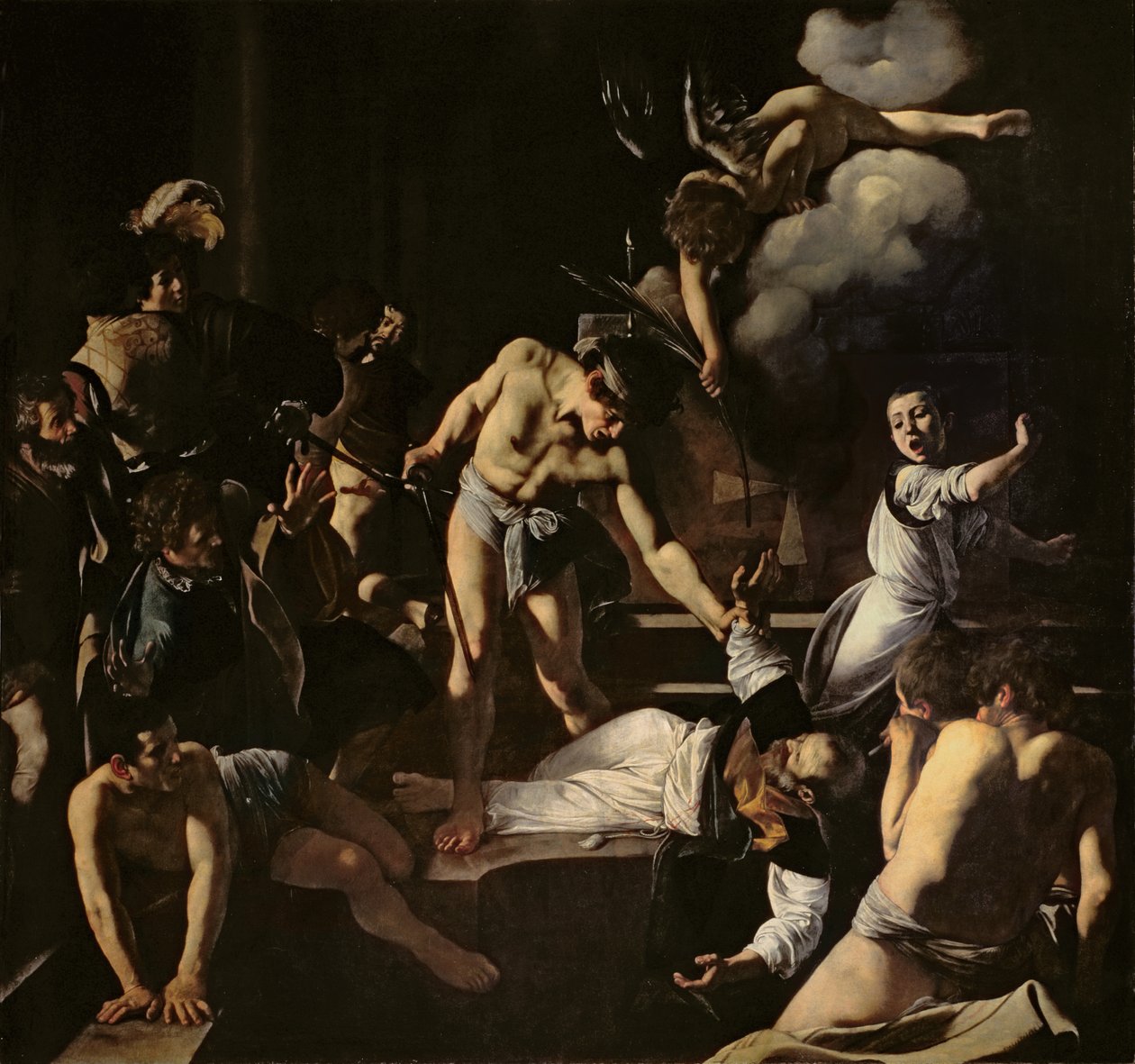 Matteus martyrskap, 1599-1600 av Michelangelo Merisi Caravaggio