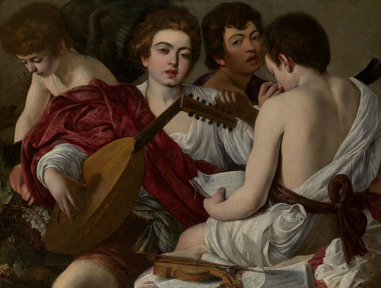 Musikerna, 1597. av Michelangelo Merisi Caravaggio