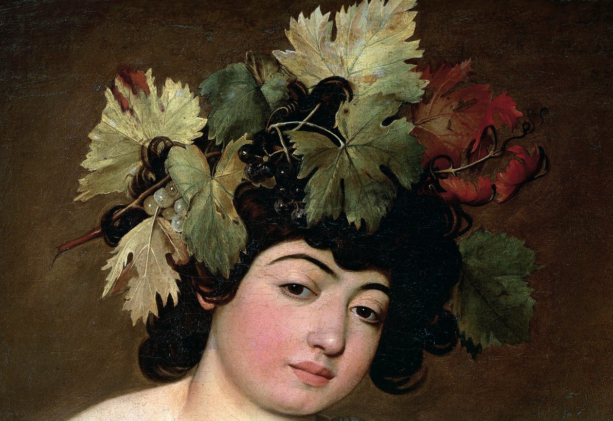 Bacchus, ca 1589 (olja på duk) av Michelangelo Merisi da Caravaggio