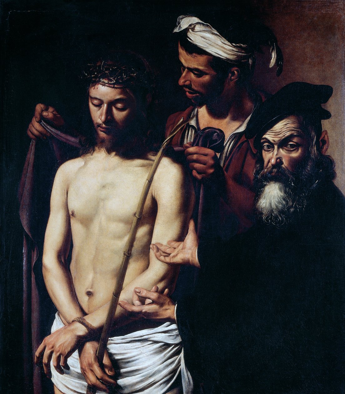 Se man, ca 1605 (olja på duk) av Michelangelo Merisi da Caravaggio
