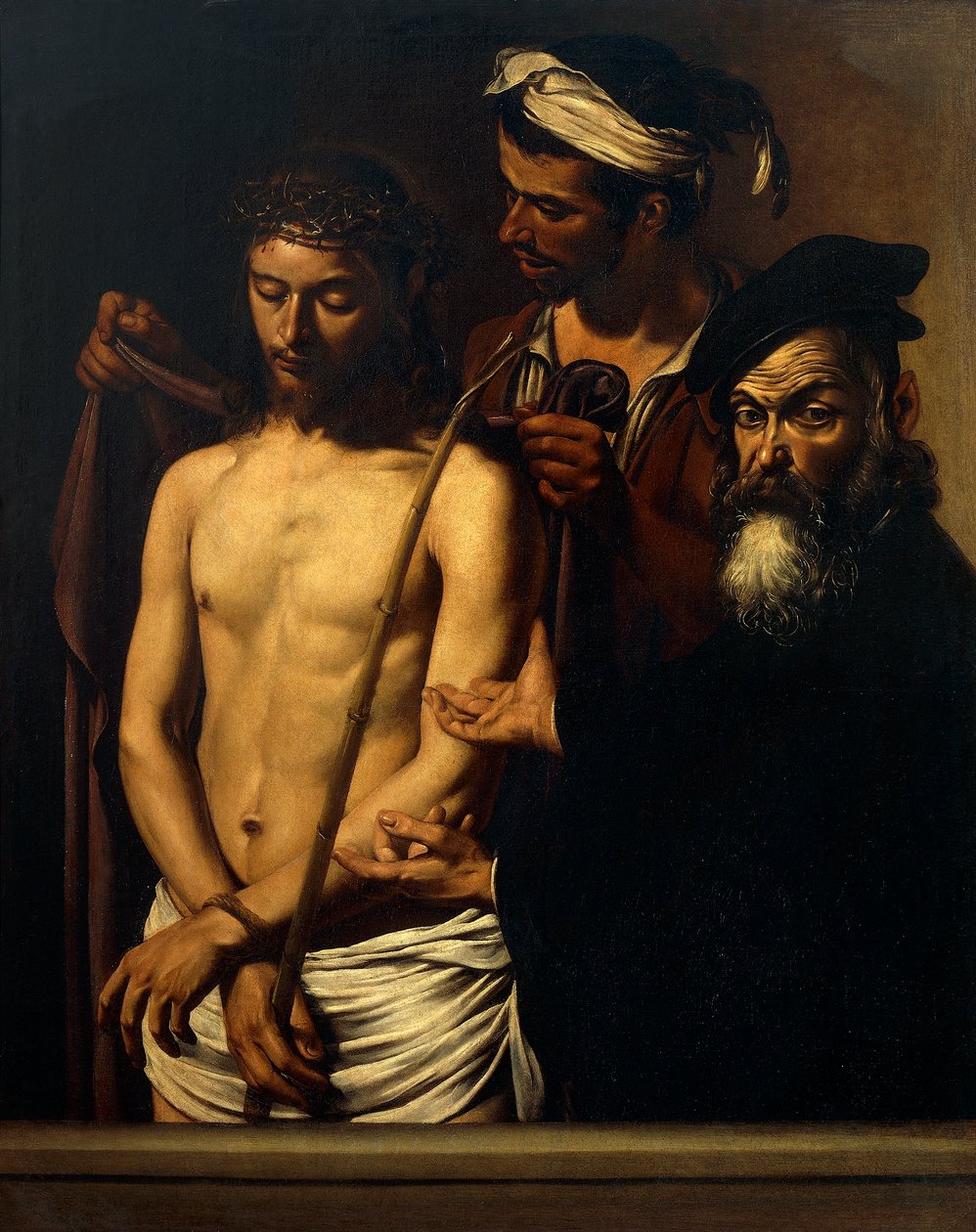 Ecce Homo, ca 1605 (olja på duk) av Michelangelo Merisi da Caravaggio
