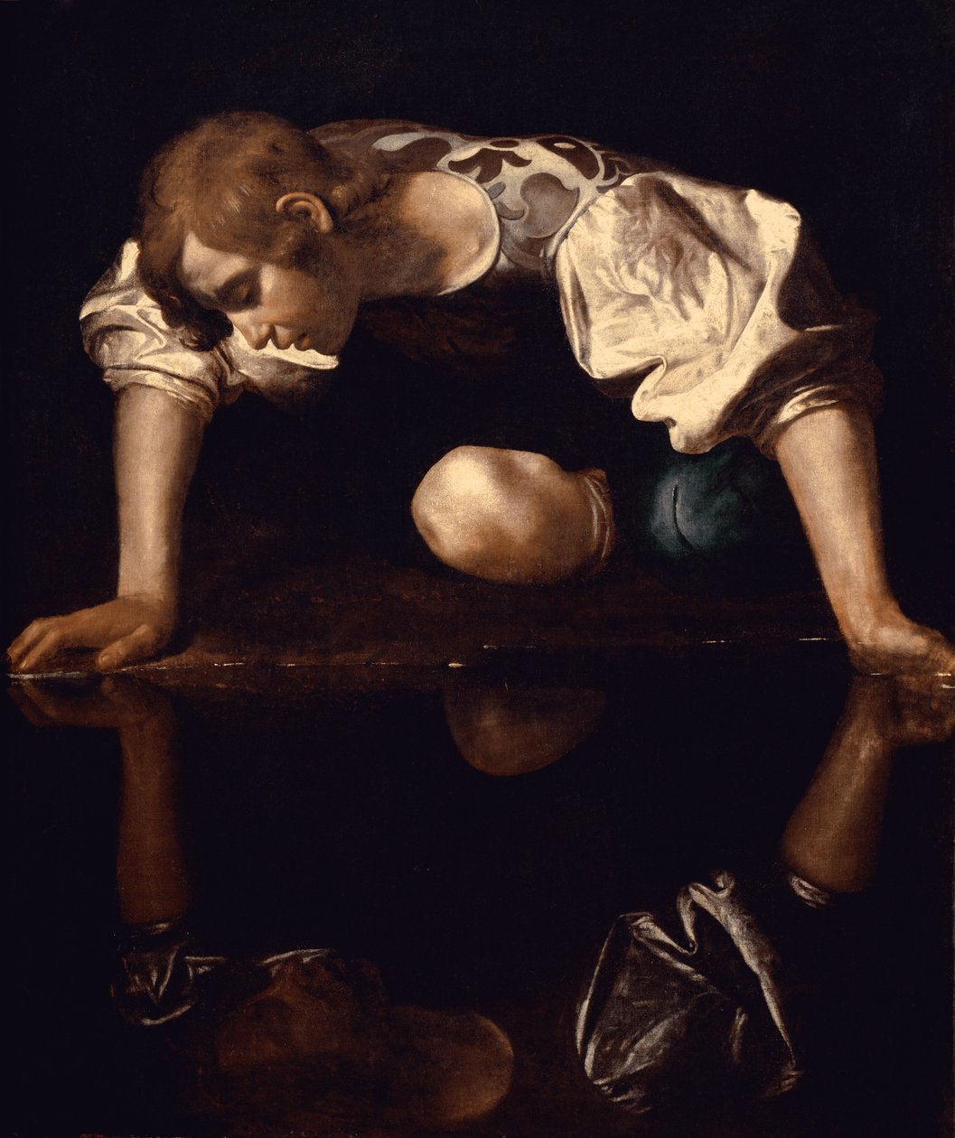 Narcissus, ca 1597-99 av Michelangelo Merisi da Caravaggio