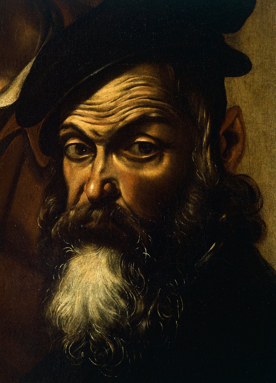 Pilatus, detalj från Ecce Homo, ca 1605 (olja på duk) av Michelangelo Merisi da Caravaggio