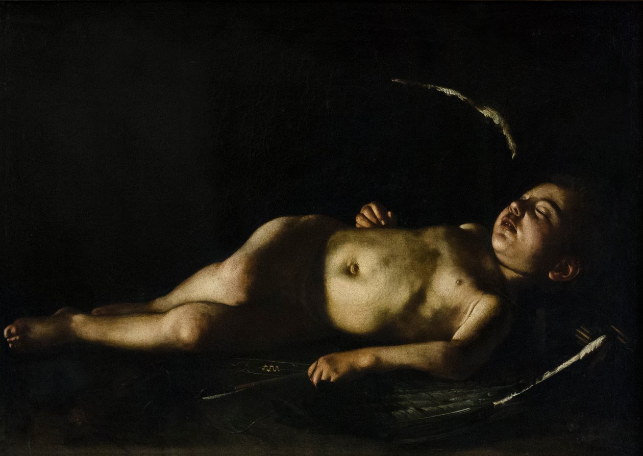 Sova Amor av Michelangelo Merisi da Caravaggio