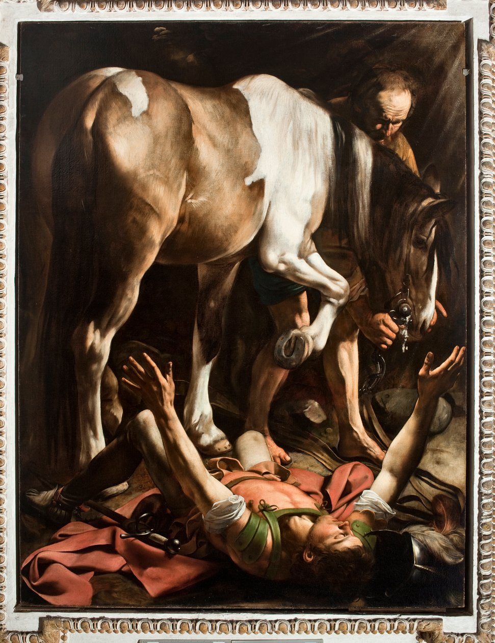 Paulus omvändelse, ca 1601 (olja på duk) av Michelangelo Merisi da Caravaggio
