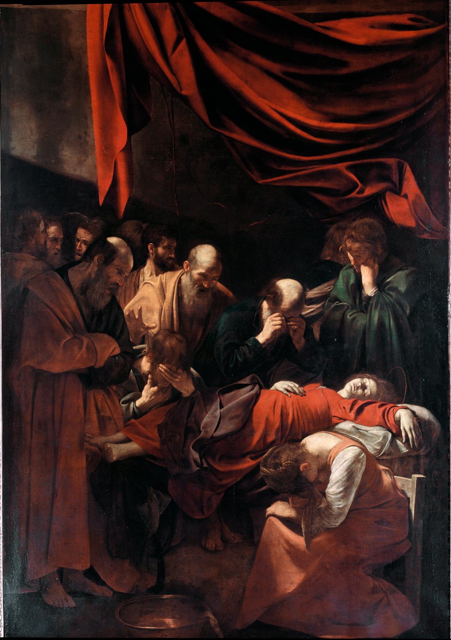 Jungfruns död av Michelangelo Merisi da Caravaggio