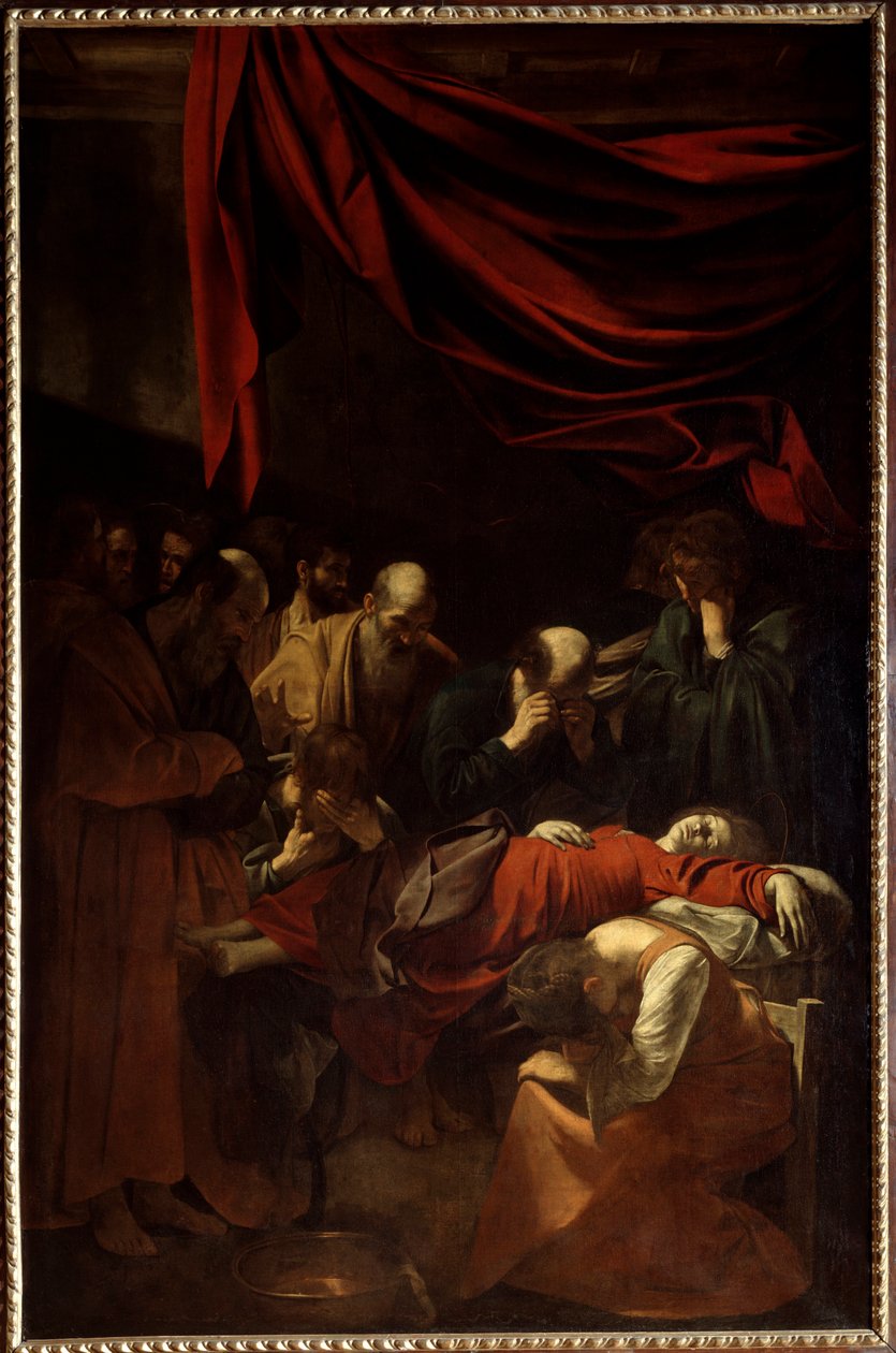 Jungfruns död, 1605 av Michelangelo Merisi da Caravaggio