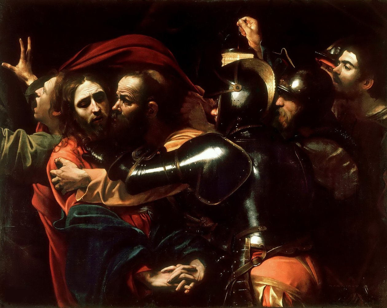 Intagandet av Kristus av Michelangelo Merisi da Caravaggio