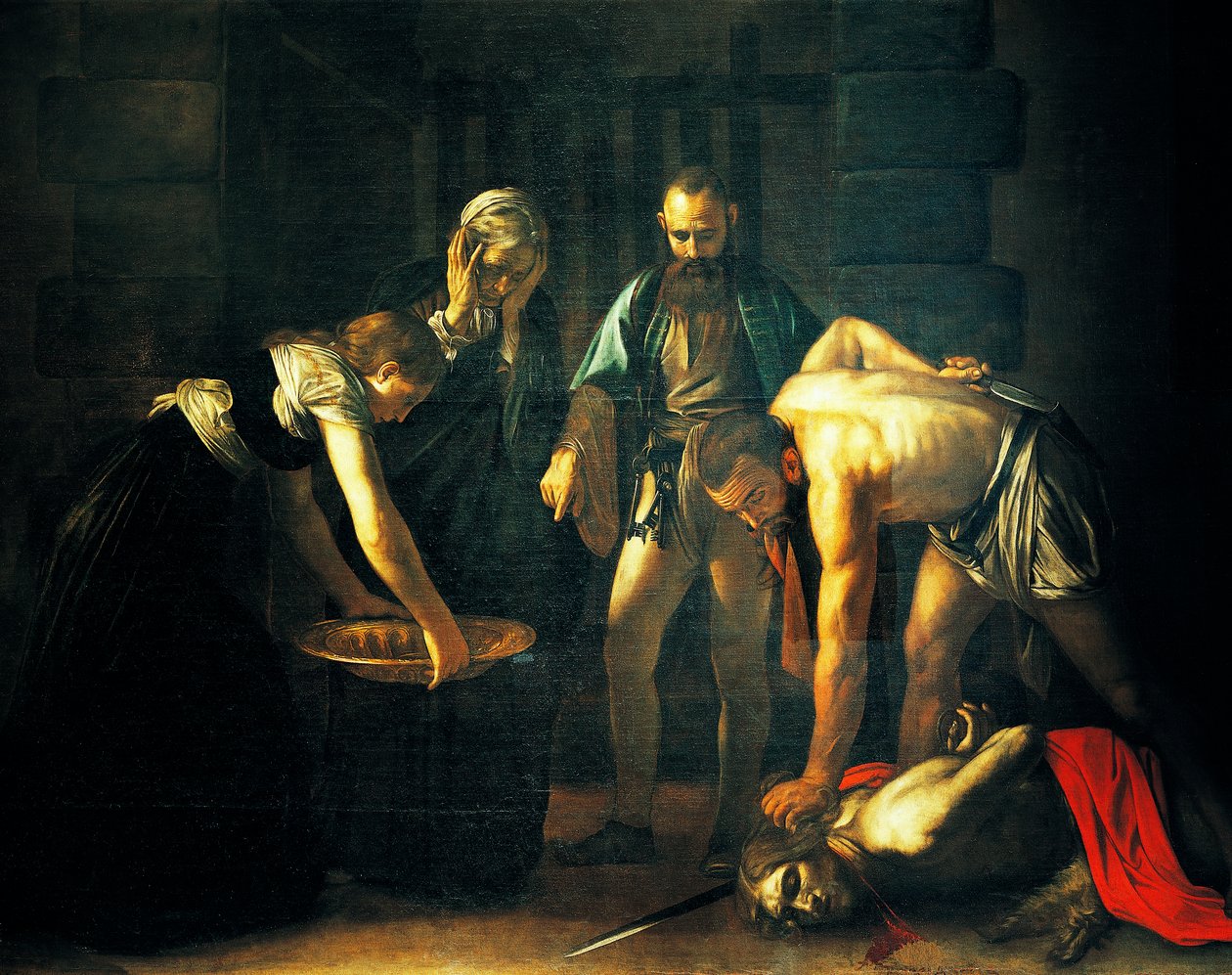 Halshuggningen av Johannes Döparen av Michelangelo Merisi da Caravaggio
