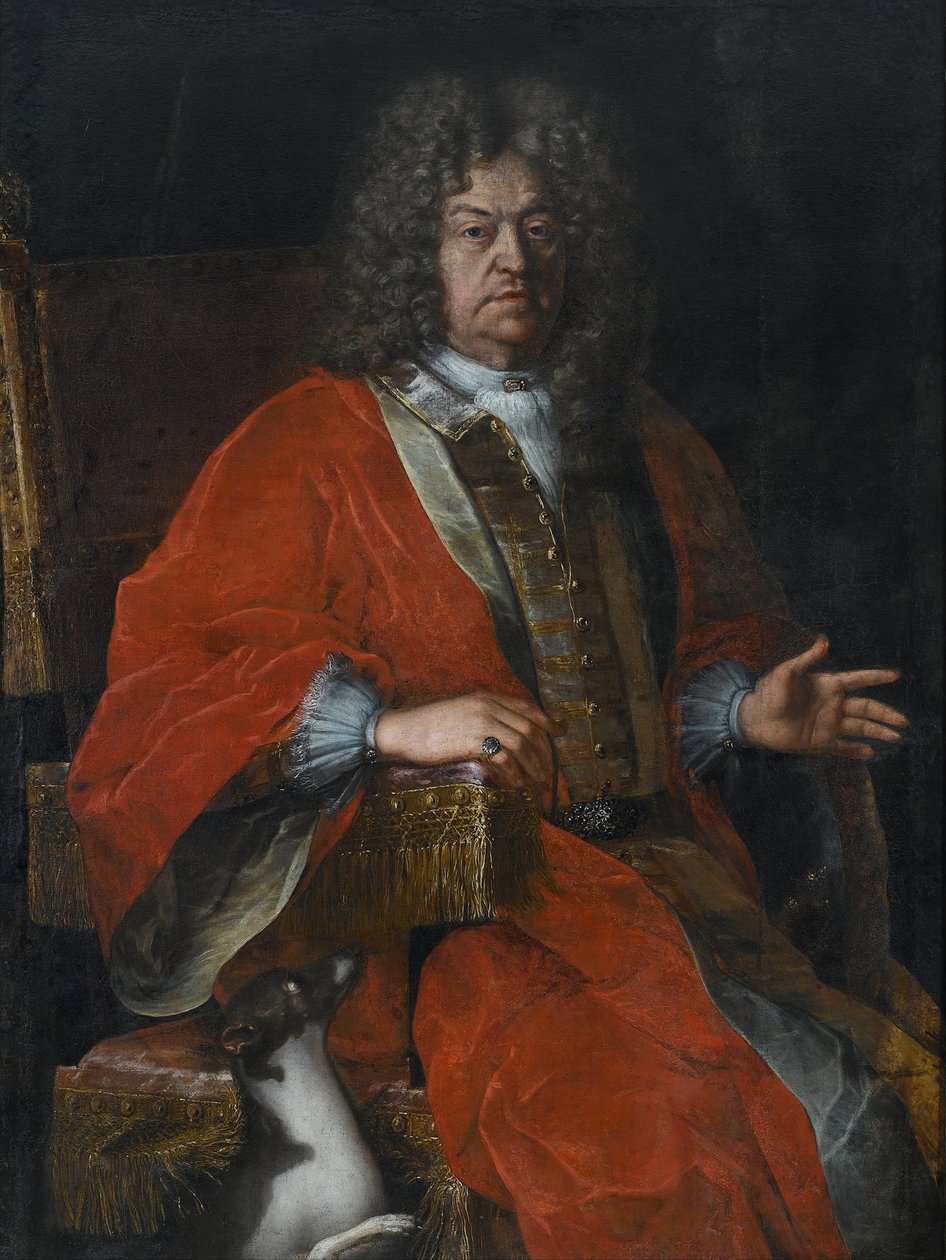 Porträtt av Jan Dobrogost Krasinski 1639-1717 av Michelangelo Palloni
