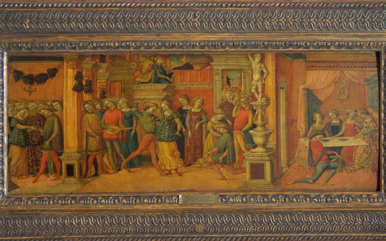 Antiochus och Stratonice, ca 1470 (tempera på panel) av Michele Ciampanti