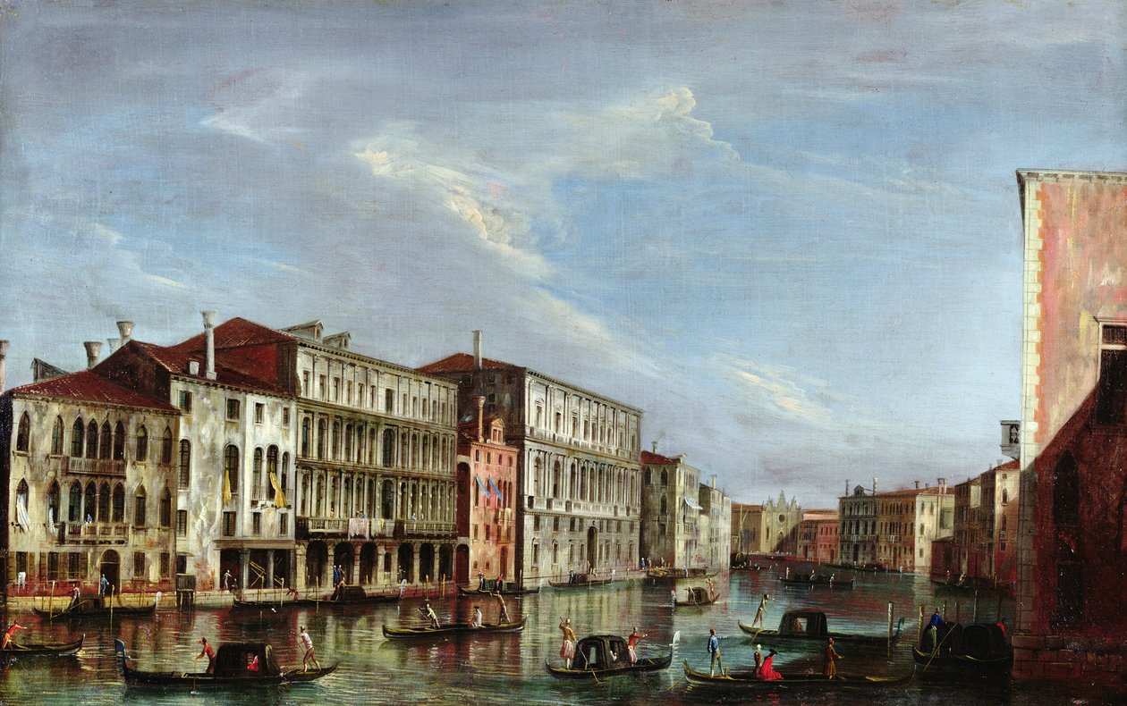 Utsikt över Venedig av Michele Marieschi