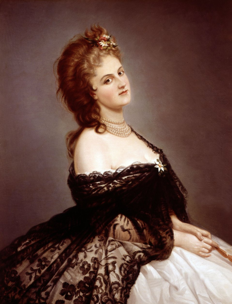 Virginia Oldoini, grevinna av Castiglione, efter ett foto av Pierre-Louis Pierson, 1862 av Michele Gordigiani