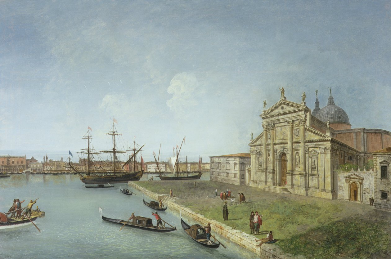 The Basin of San Marco från San Giorgio Maggiore av Michele Marieschi