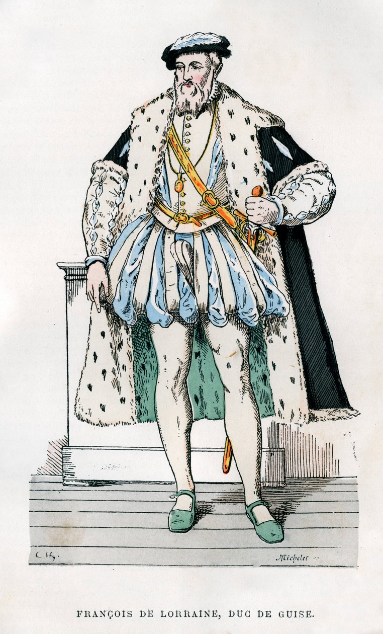 Franciskus av Lorraine, 2:e hertig av Guise, fransk soldat och politiker, 1500-talet 1882-1884. av Micheler