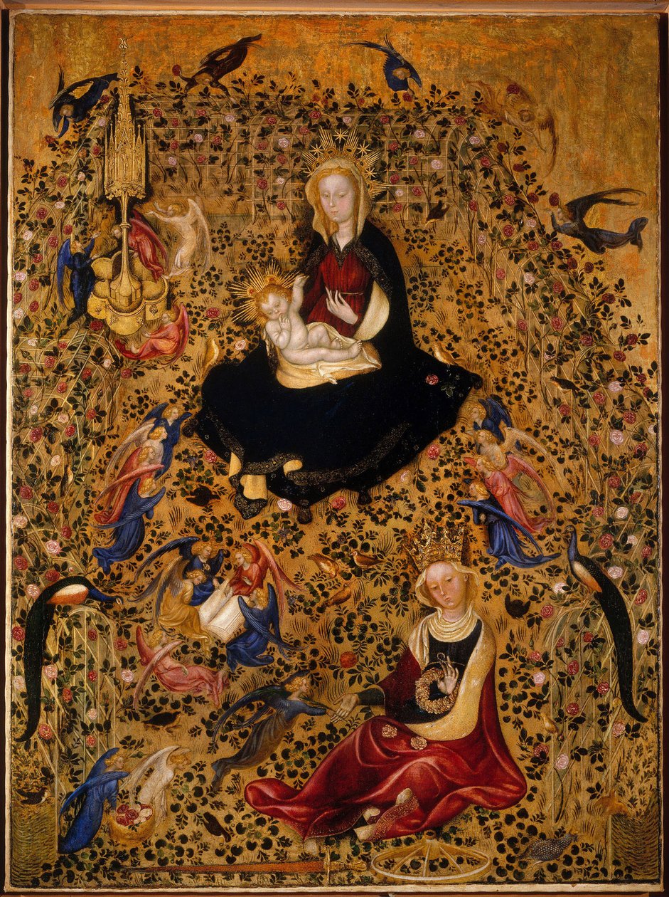 Rosenträdgårdens Madonna Madonna del Roseto, c.1425 av Michelino da Besozzo