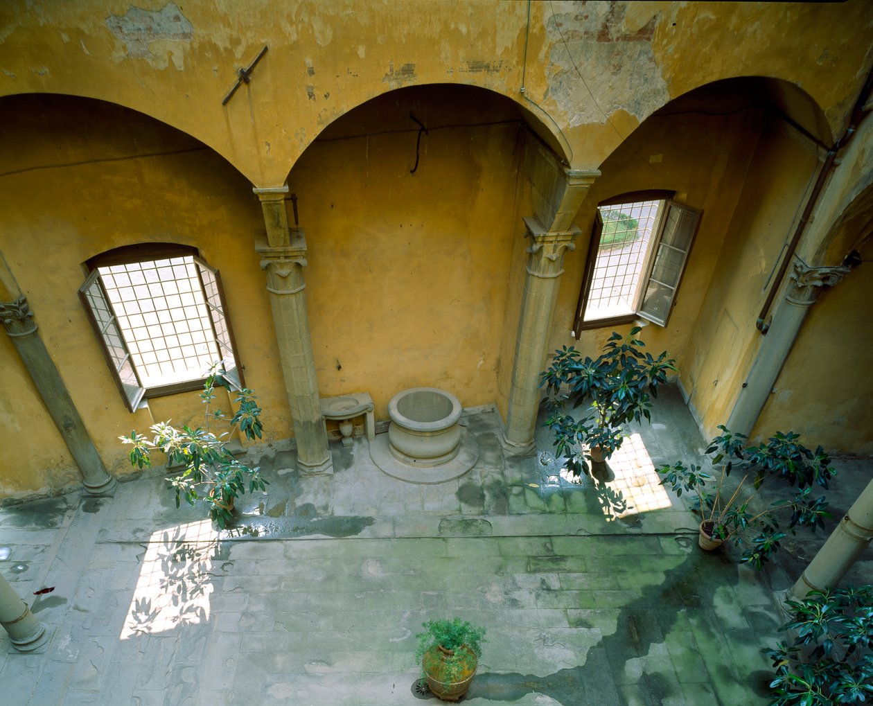 Inre domstolen, Villa Medicea di Careggi av Michelozzo di Bartolommeo