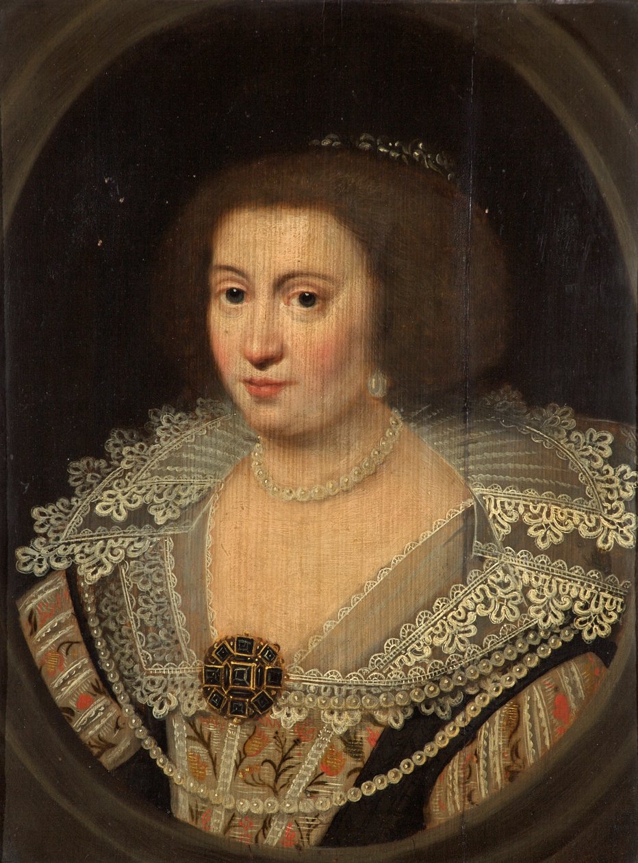 Amalia van Solms, prinsessan av Orange, ca 1629 av Michiel Jansz van Miereveld