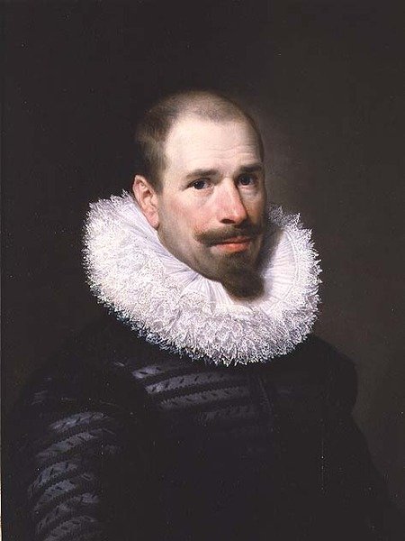 Porträtt av en man av Michiel Jansz van Miereveld