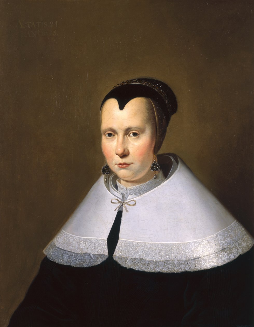 Porträtt av en kvinna av Michiel Jansz van Miereveld