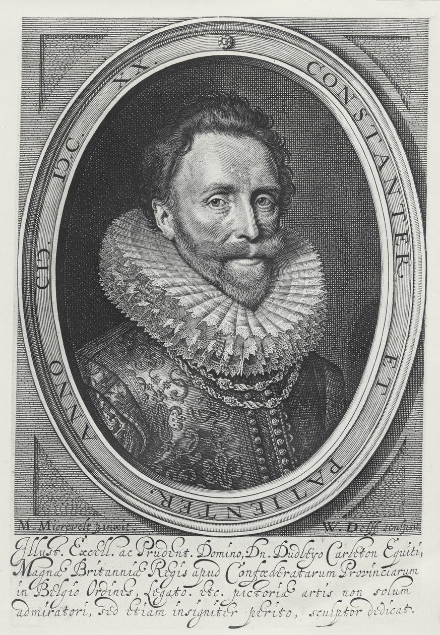 Dudley Carleton, 1st Viscount Dorchester, 1620 av Michiel Jansz van Mierevelt