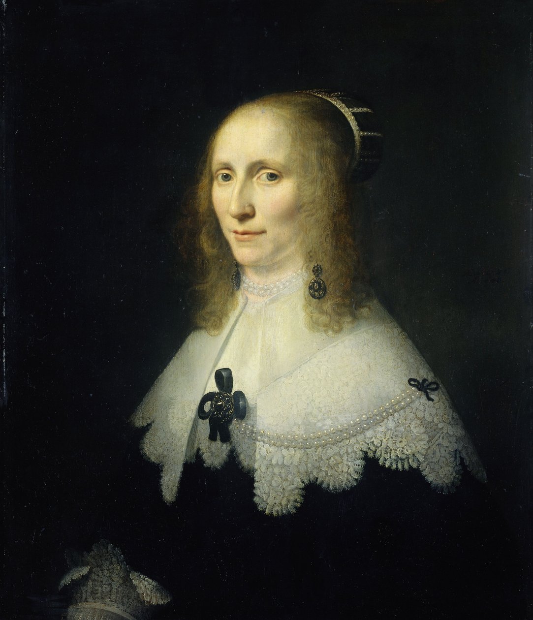 Porträtt av Cornelia Beding van Berkhout av Michiel Jansz van Mierevelt