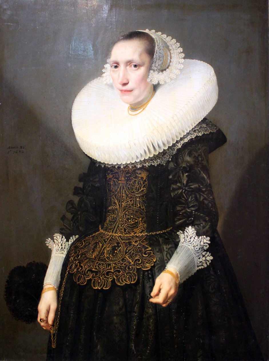 Porträtt av en dam av Michiel Jansz van Mierevelt