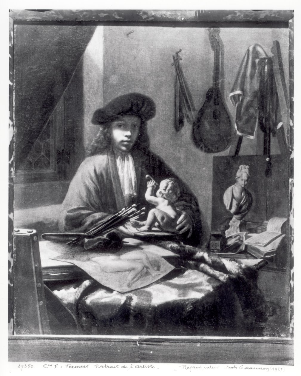 Porträtt av en ung konstnär av Michiel van Musscher