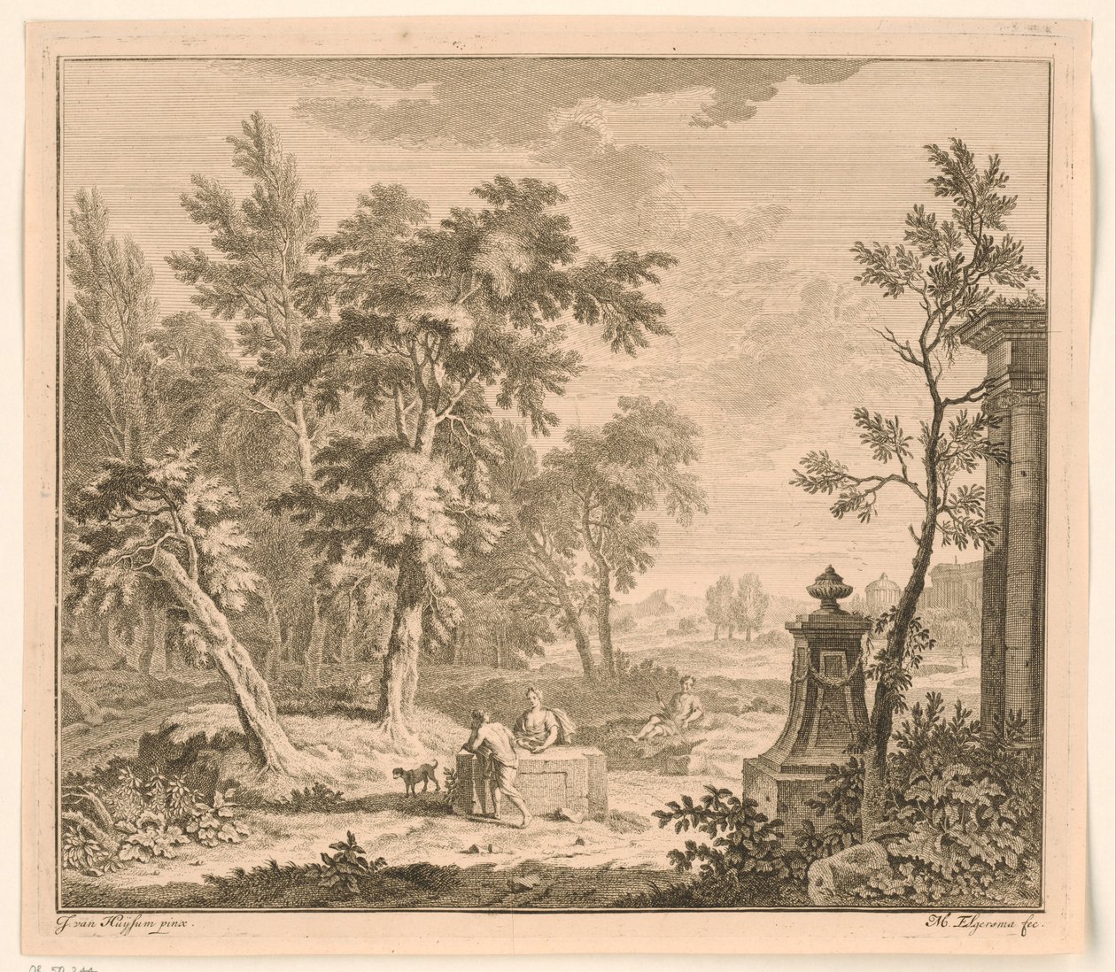 Landskap med Shepherd Arkadiska landskap (serietitel) av Michiel Elgersma
