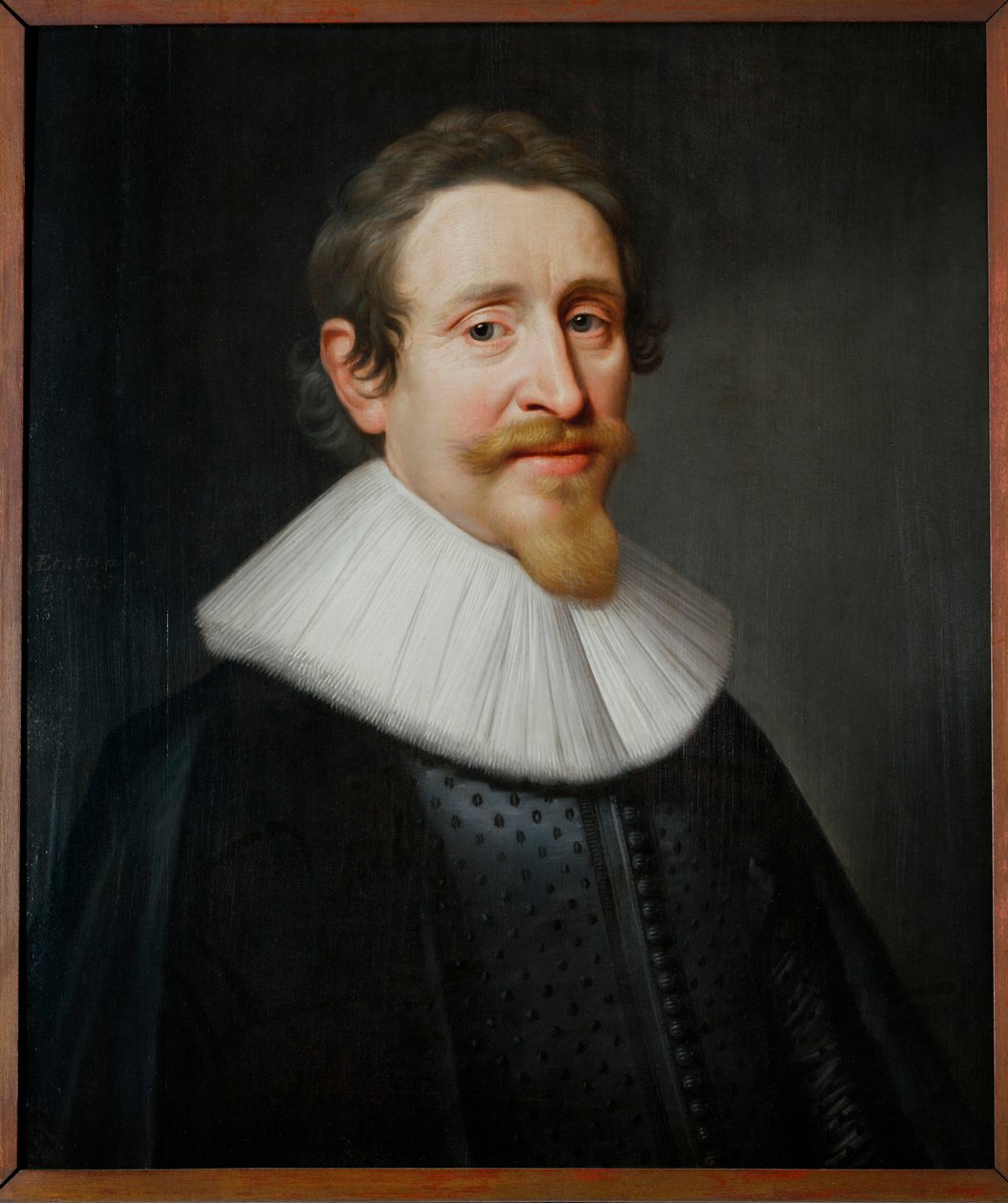 Hugo Grotius, den internationella rättens fader ... av Michiel Jansz. van (attr. to) Mierevelt
