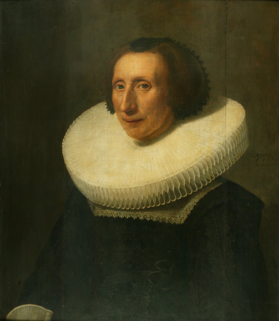 Porträtt av en dam, 58 år gammal av Michiel Jansz. van Miereveld