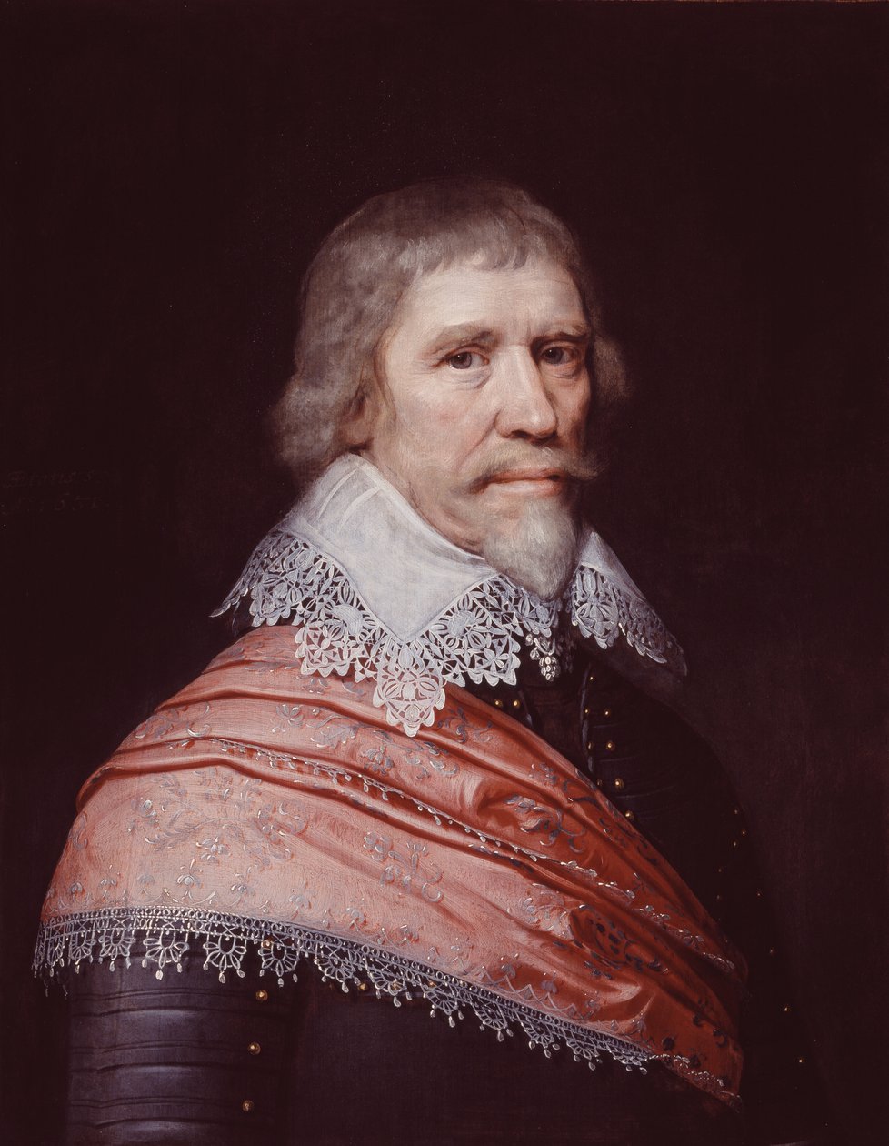 Sir Edward Cecil, 1:e Viscount Wimbledon, 1631 av Michiel Jansz. van Miereveld