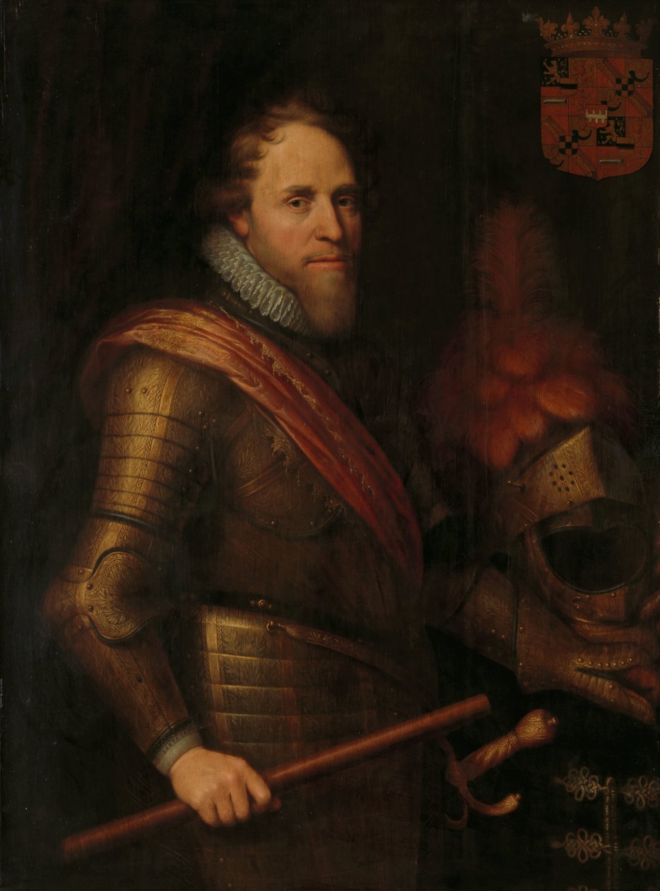 Porträtt av Maurits (1567-1625), Prins av Orange av Michiel Jansz van Mierevelt (workshop of)
