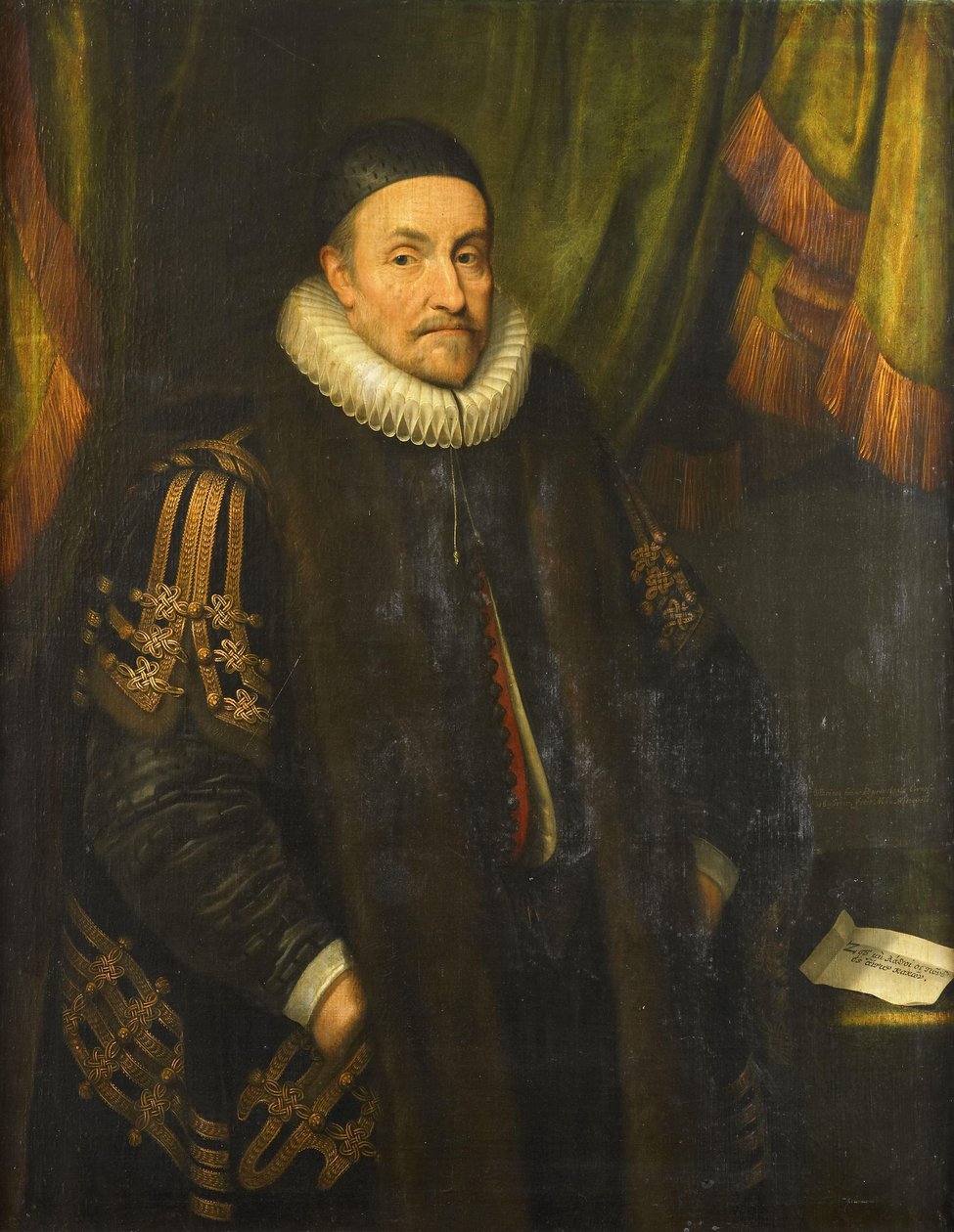 Porträtt av Willem I (1533-84), Prins av Orange, kallad Vilhelm den tyste av Michiel Jansz van Mierevelt (workshop of)