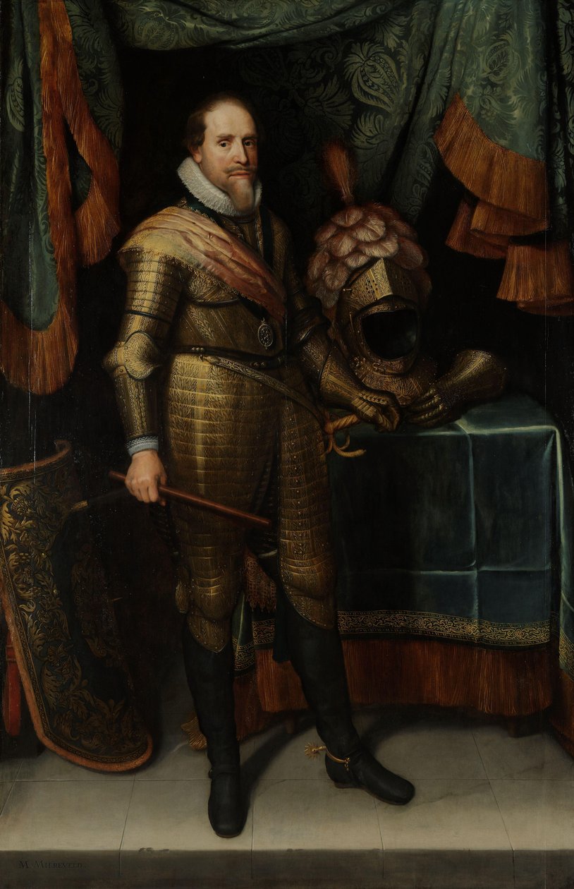 Maurits, Prins av Orange (1567-1625) Porträtt av Maurits (1567-1625), Prins av Orange av Michiel Jansz van Mierevelt
