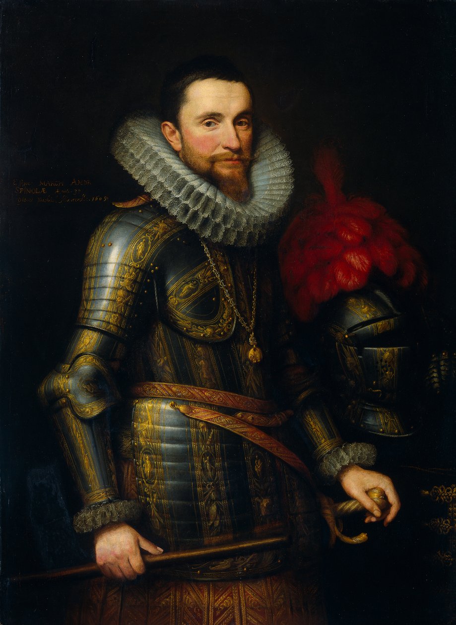 Porträtt av Ambrogio Spinola (1569-1630) av Michiel Jansz van Mierevelt