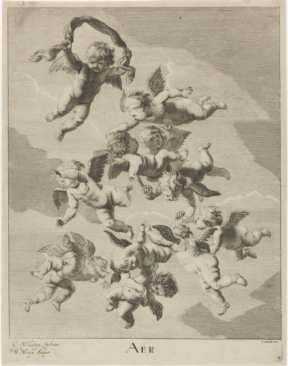 Himmel Aer (titel på objekt) De fyra elementen (serietitel) av Michiel Mosijn