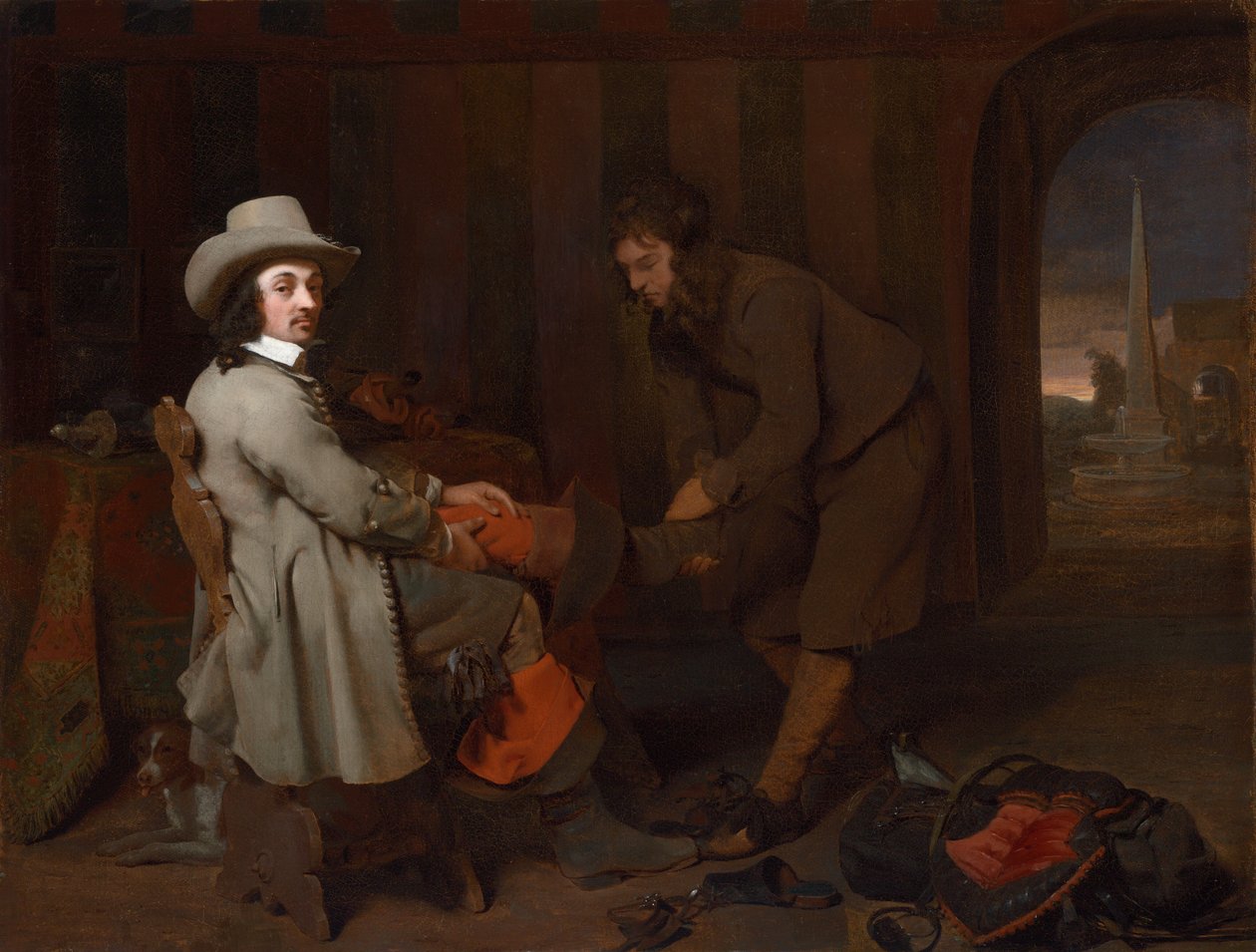 Anthonij de Bordes och hans betjänt, ca. 1648. av Michiel Sweerts