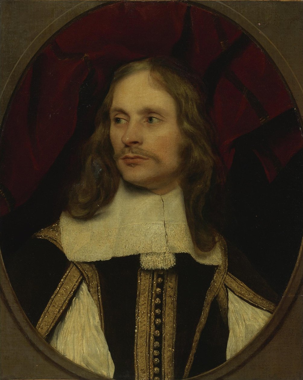 Porträtt av en okänd man av Michiel Sweerts