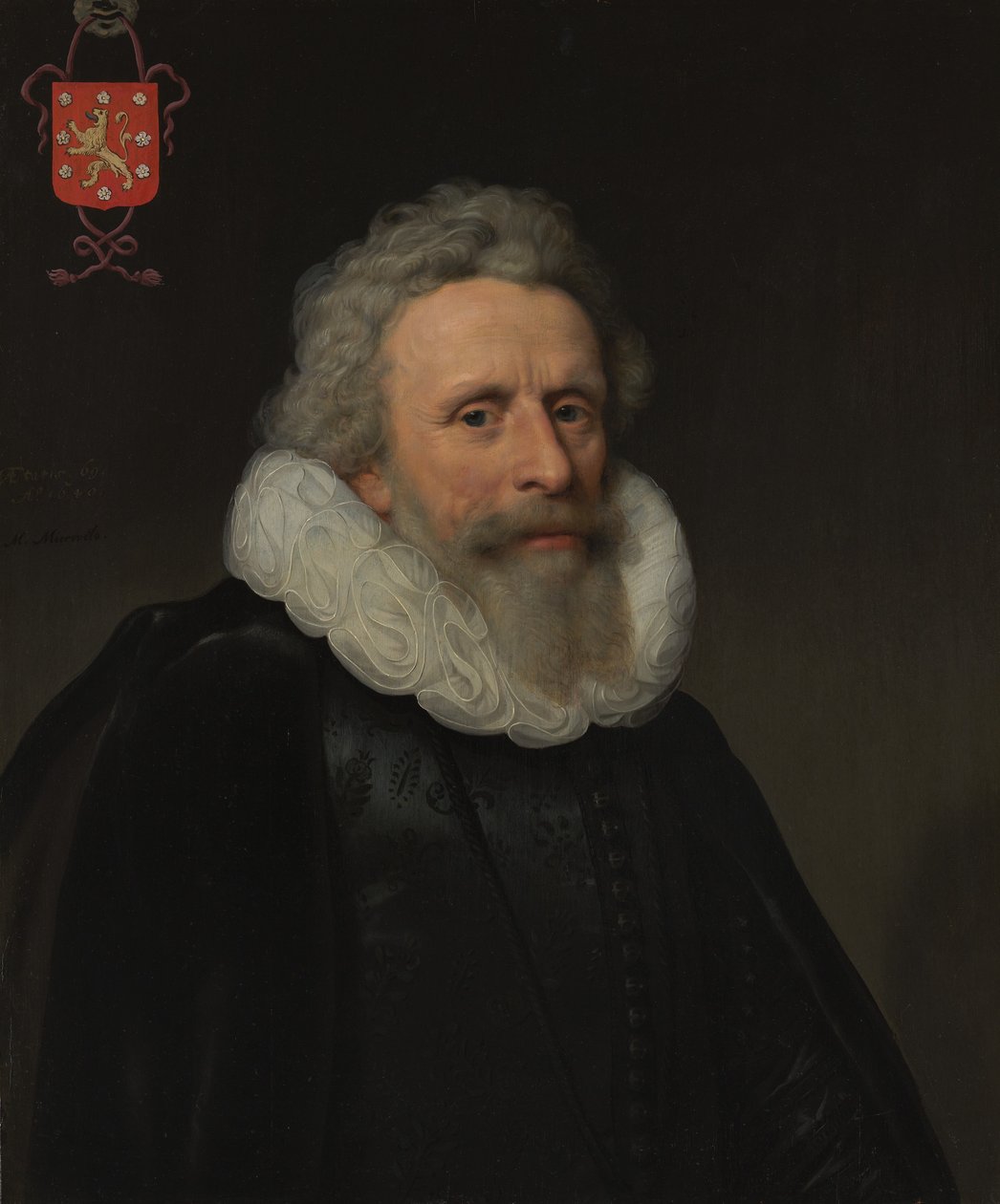 Jacob van Dalen 1570-1644, kallad Vallis, 1640 av Michiel Jansz van Mierevelt