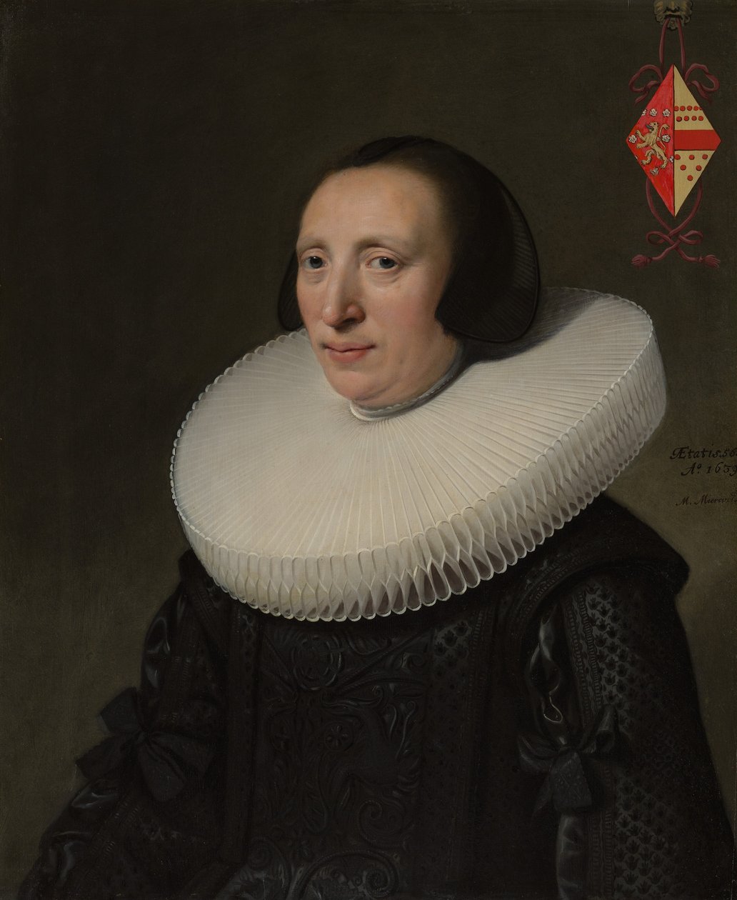 Margaretha van Clootwijk född omkring 158081, död 1662, hustru till Jacob van Dalen, 1639. av Michiel Jansz van Mierevelt