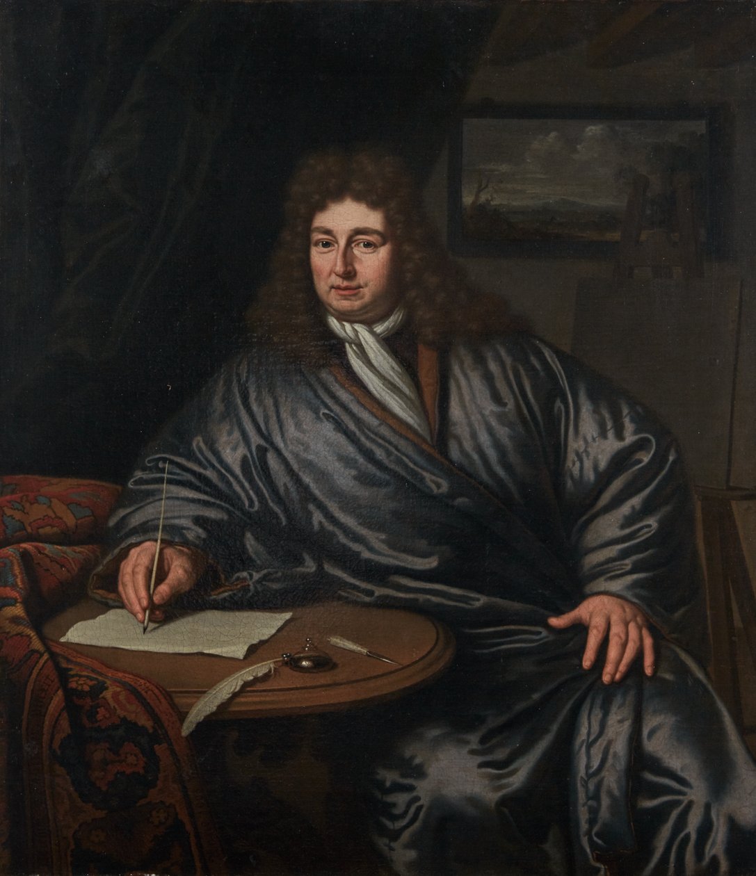 Porträtt av en okänd man av Michiel van Musscher