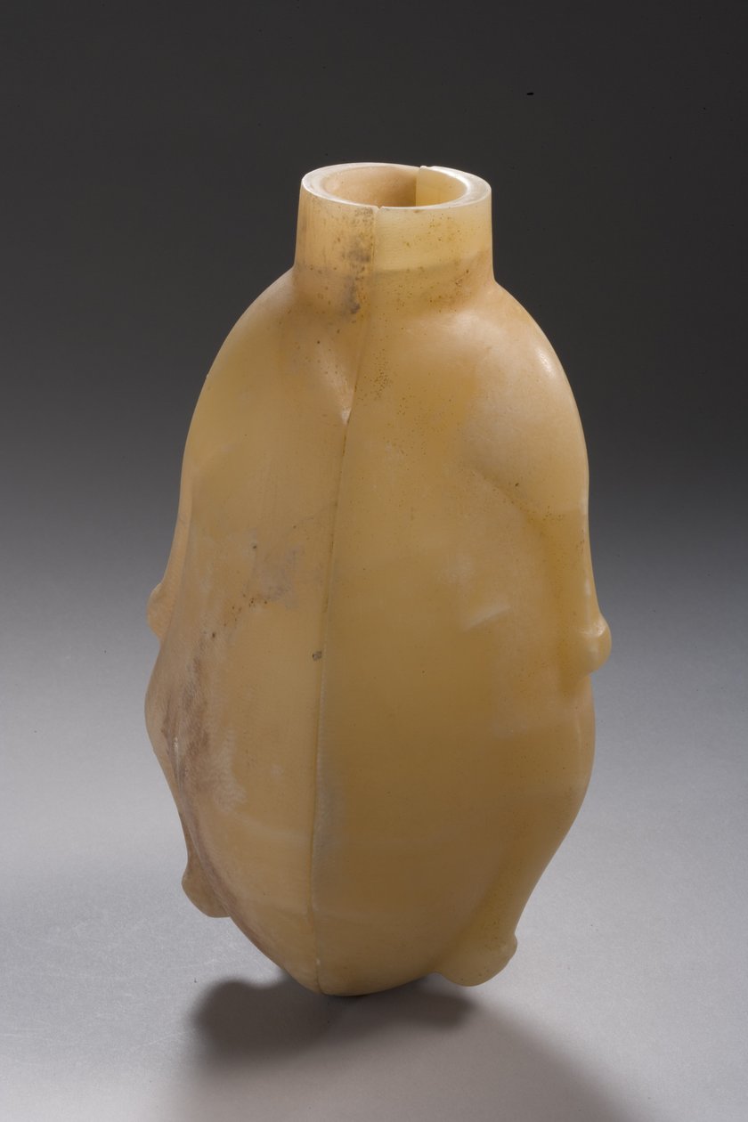 Tvådelat kärl i form av en anka (alabaster) (se även 249012 & 249014-15) av Middle Kingdom Egyptian