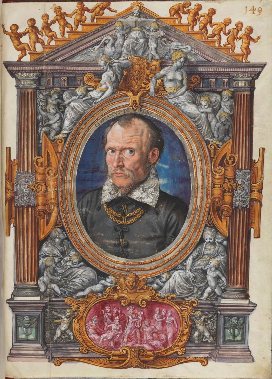 Cipriano de Rore 151516-1565 av Mielich