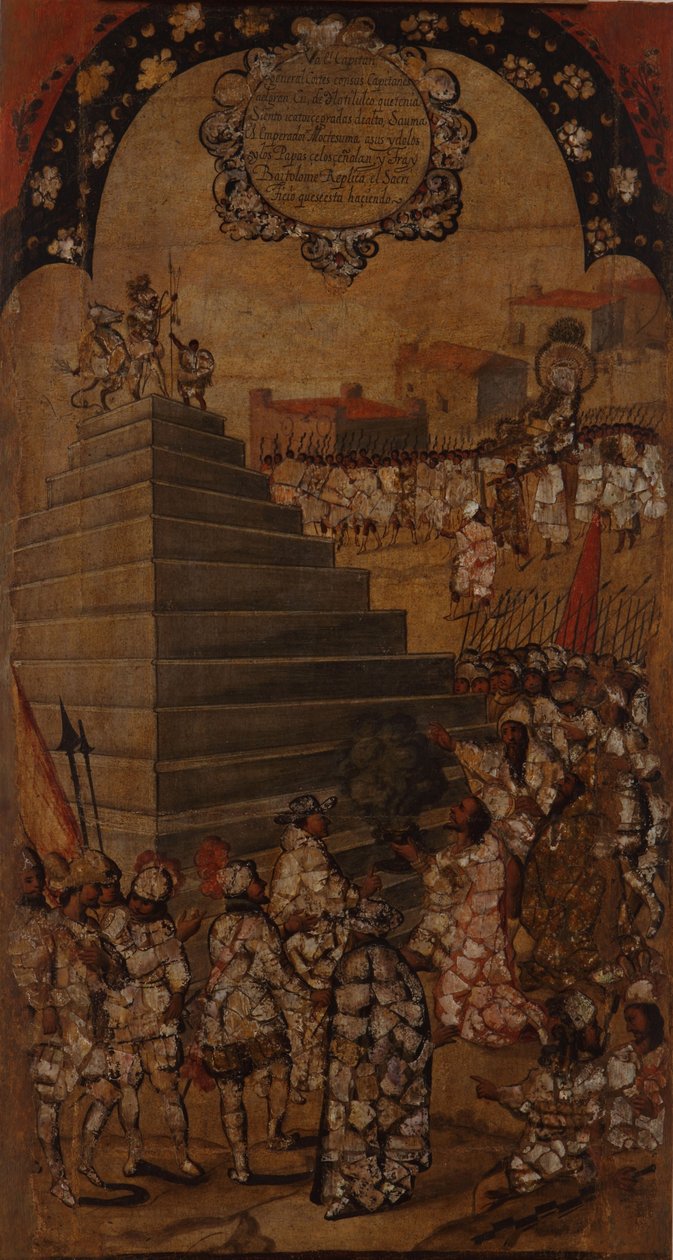 Erövringen av Mexiko. Tabell XIII av Miguel Gonzales