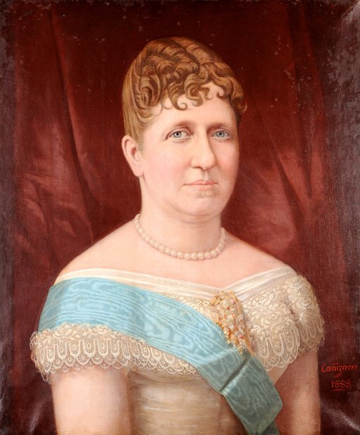 Portrait of Isabel, Princess of Brazil av Miguel Navarro Canizares