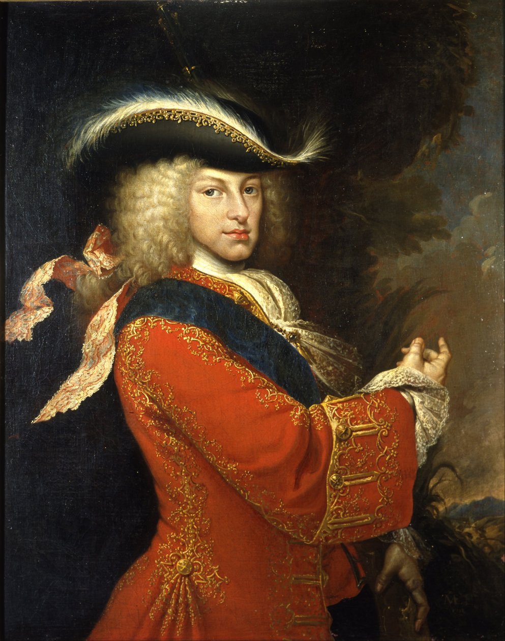 Filip V i jaktdräkt av Miguel Jacinto Meléndez