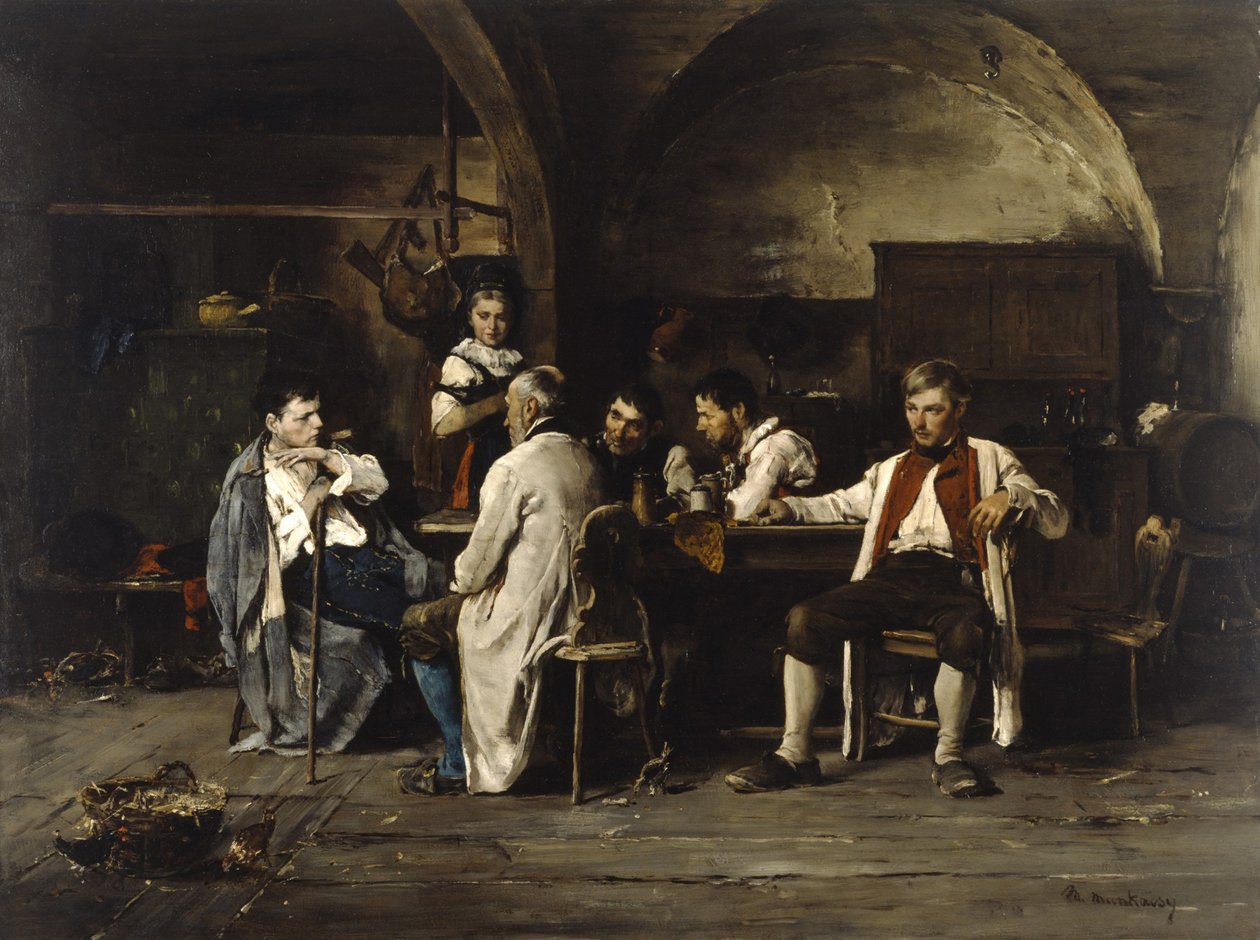 Historien om ett slag, c.1875 av Mihály Munkácsy