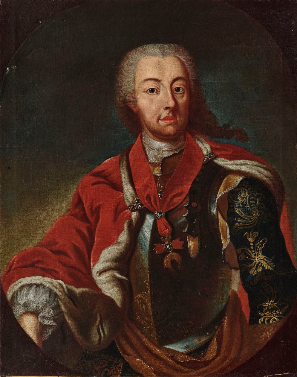 Porträtt av prins Charles Alexander av Lorraine 1712-1780. av Mijtens